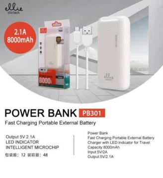 ELLIE PB301 POWERBANK 8000MAH